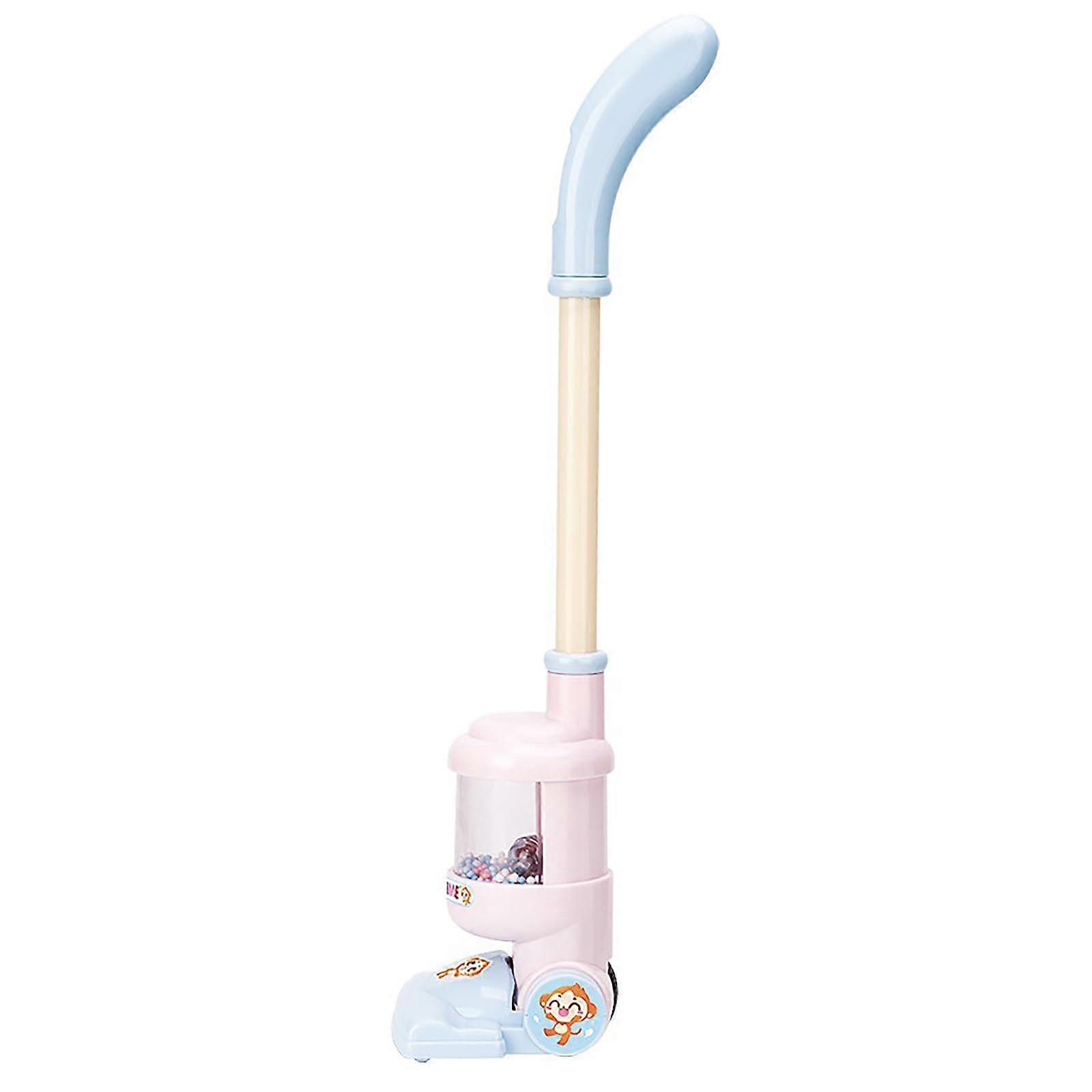 Interactive Toy Vacuum Roller for Play, Toy Play with Cool Lights Cleaning Set for Playtime