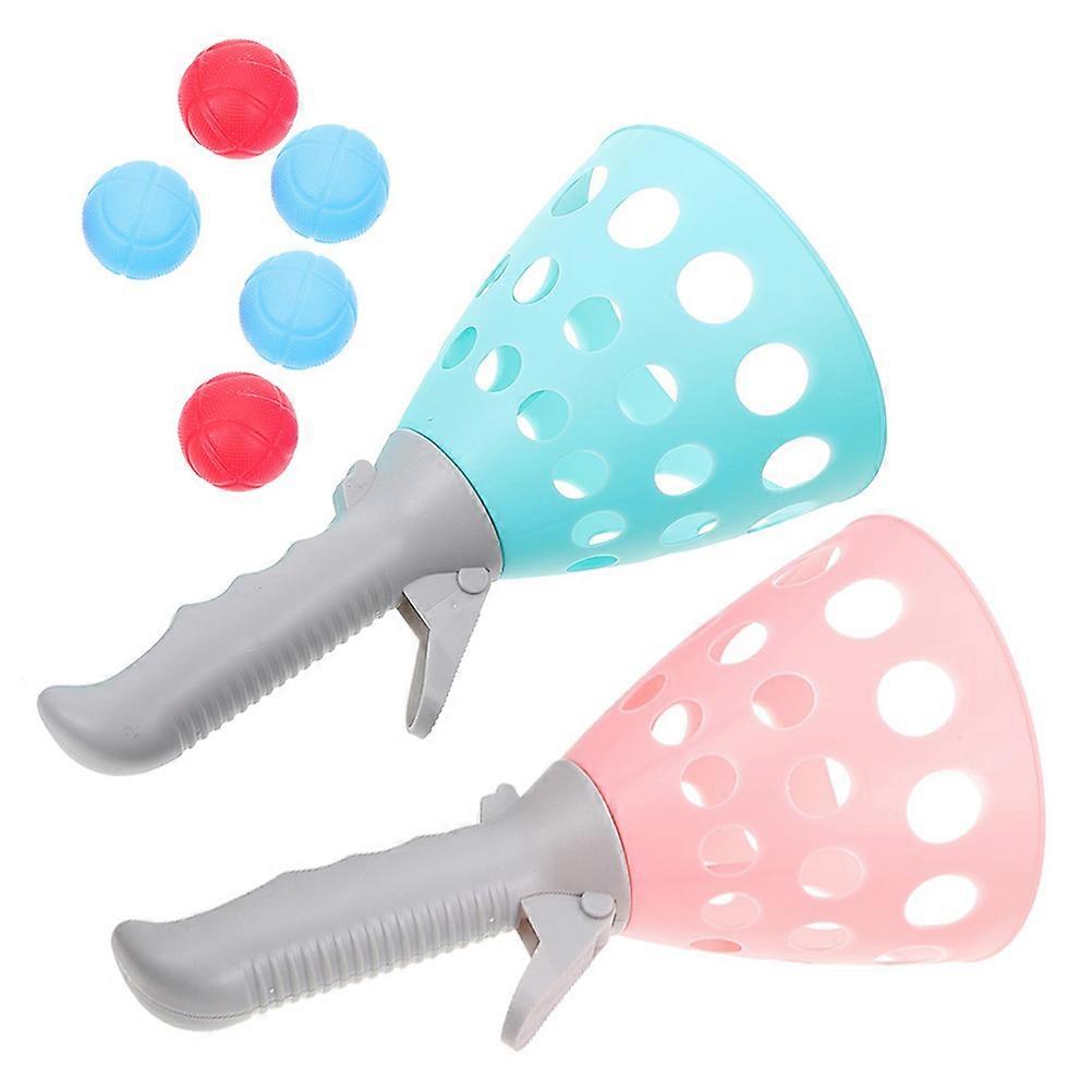 Interactive Catch Launcher Ball with Soft Catching Cups – Fun Outdoor & Indoor Family Game for Boys & Motor Skill Development – Assorted Colors