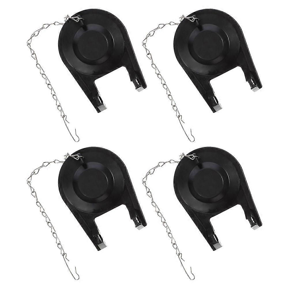 4pcs Rubber Toilet Flapper Valve Replacement Kit – Leakproof, High Performance, Water Saving Flush Valve for Easy Installation in Toilet Tanks