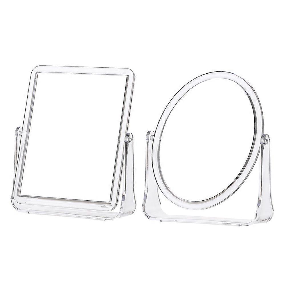 Here's a refined and professional product description for your **2pcs Double Sided Portable Makeup Mirror**:

   

### 🌟 2pcs Double Sided Portable