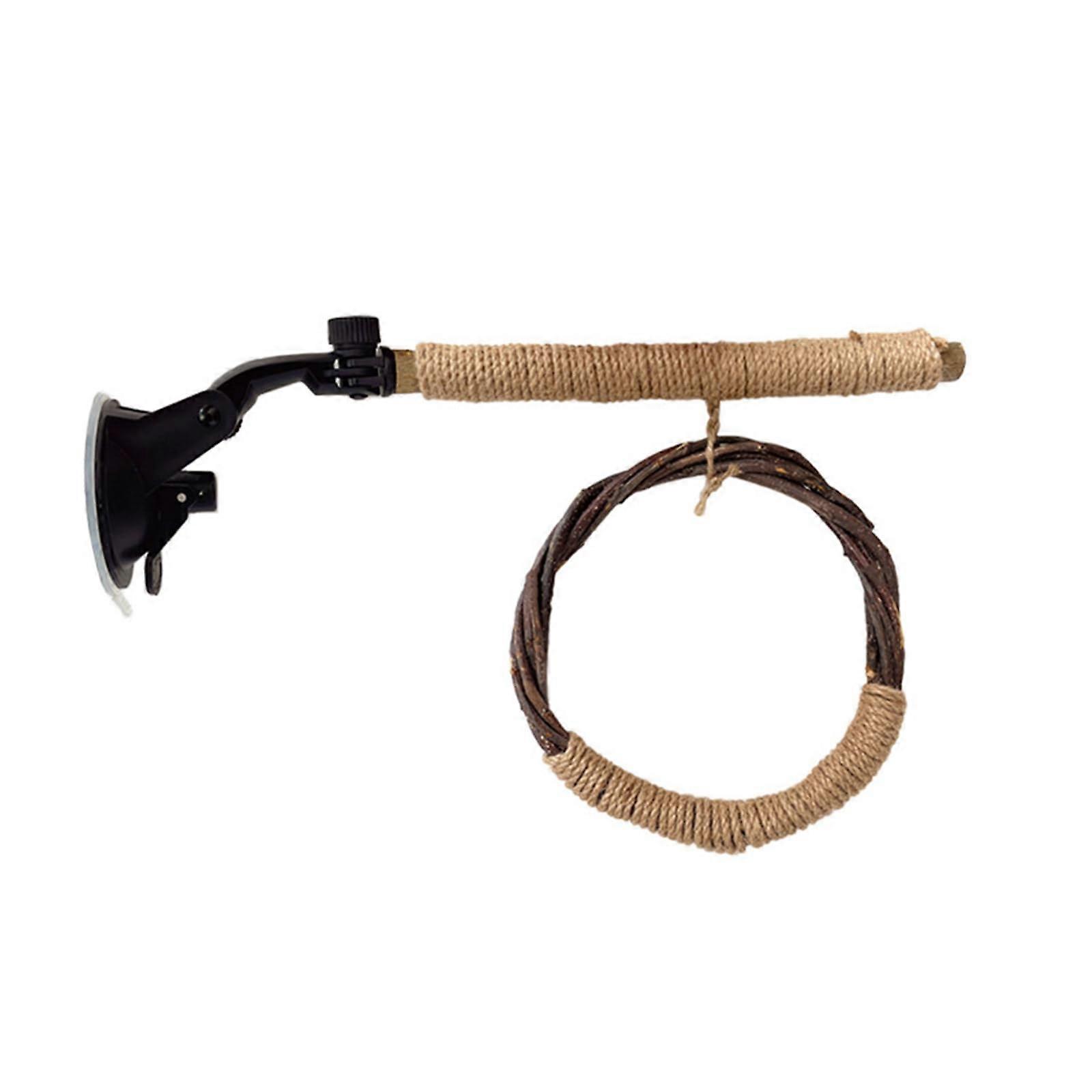 Bird Standing Screw Parrot Toy Stand Birdcage Accessory Large Standing Toy Loop