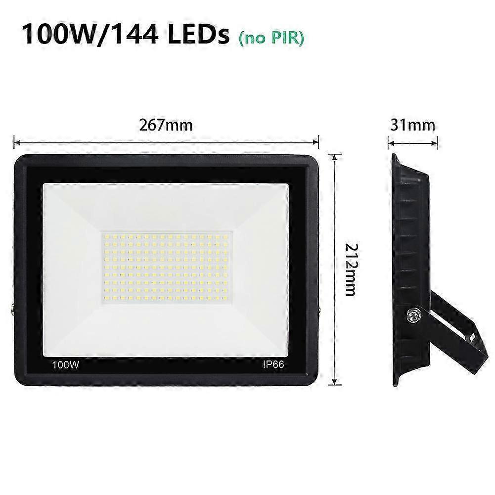 10-100W Flood Light RGB IP66 Waterproof Dustproof High Brightness for Outdoor Garden