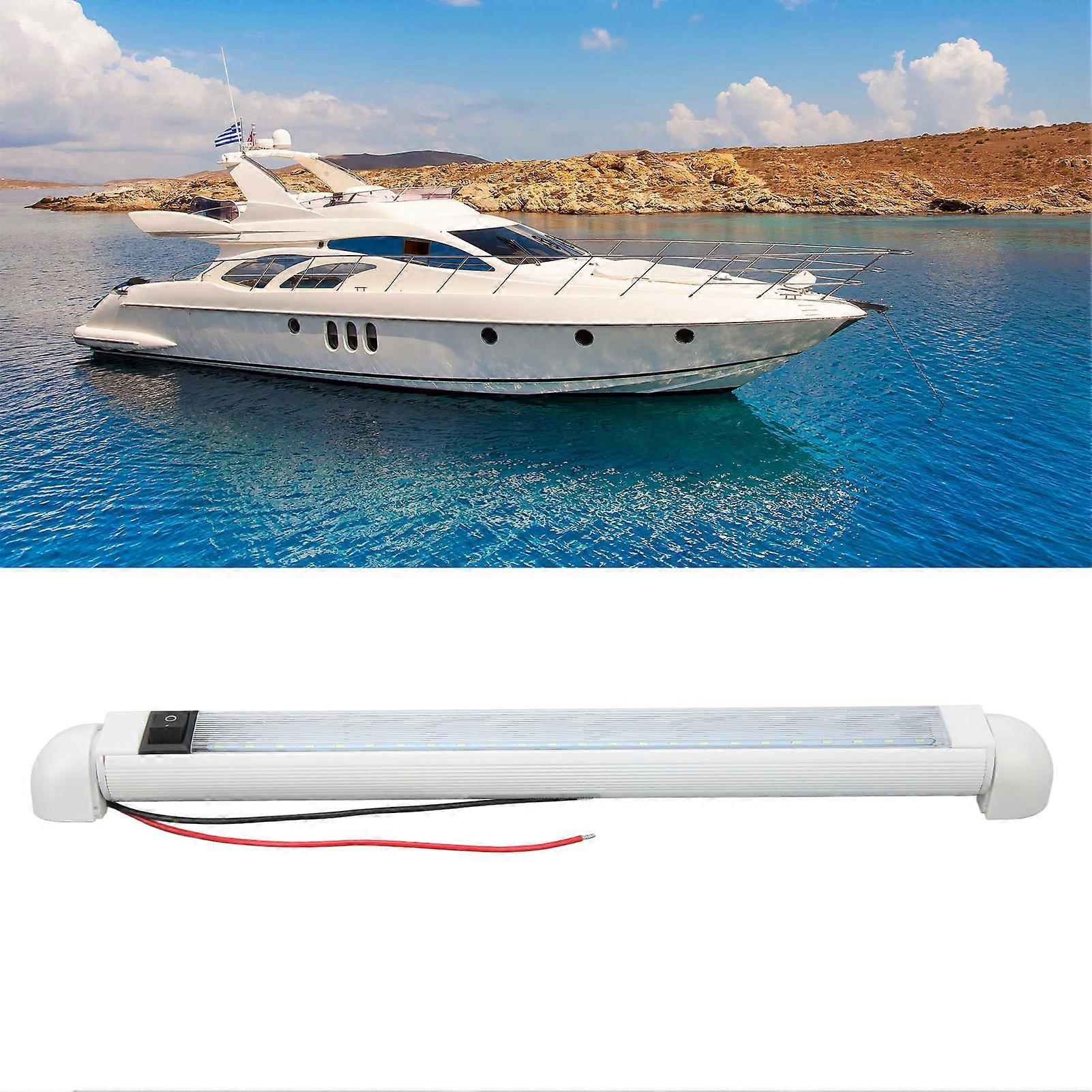 12V Boot LED Deckenleuchten 24LED starke Abdichtung IP65 Wasserdichtes helles weißes Licht für Yacht RV Schiff