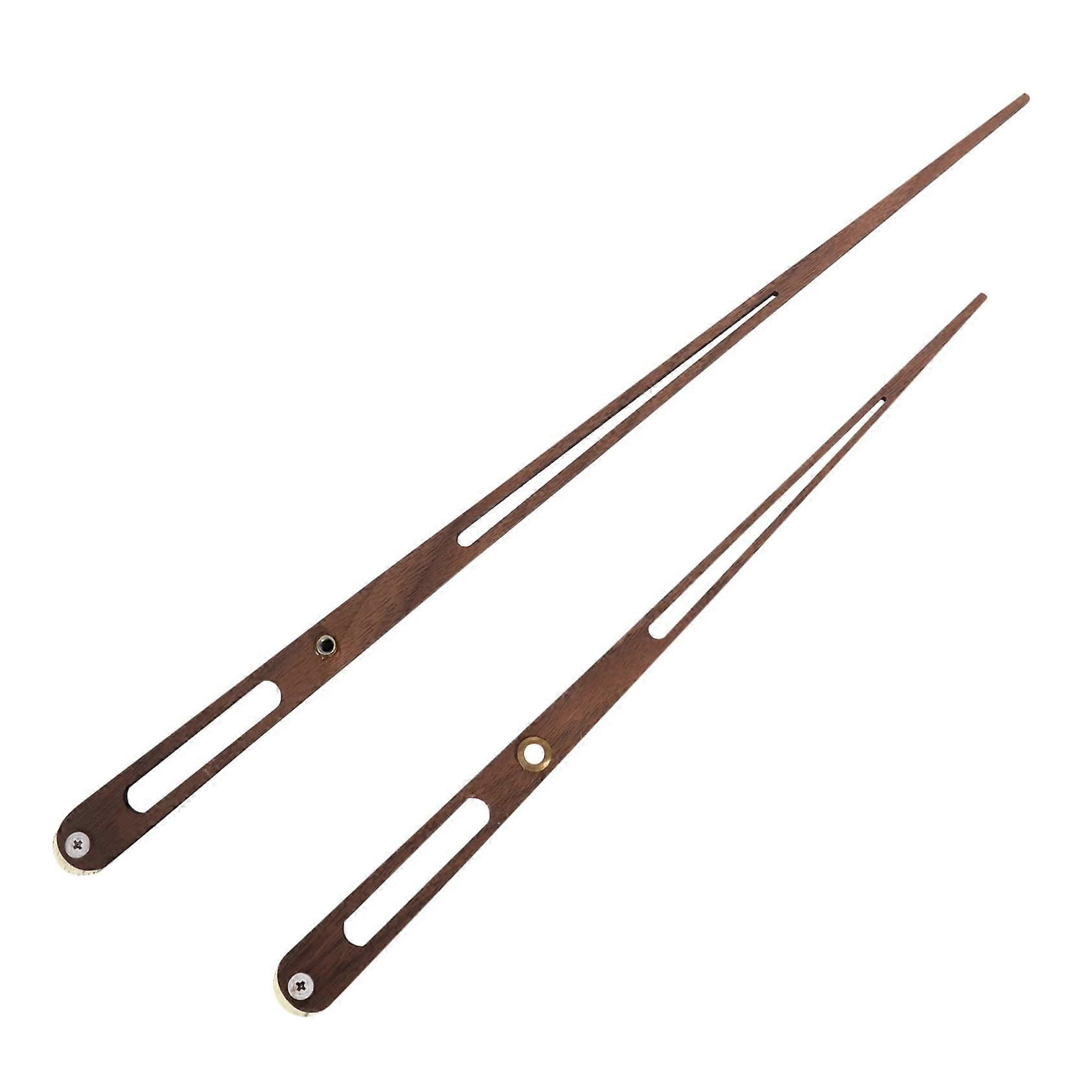 Modern Solid Wood Wall Clock Replacement Parts Easy Installation 33.5x1.7cm Handmade Pointer Design