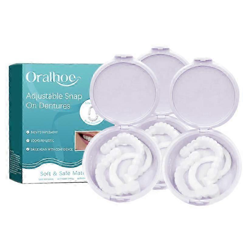 Veenora Clip-on Veneers, Lonryd Smileflex, Adjustable Snap-on Teeth