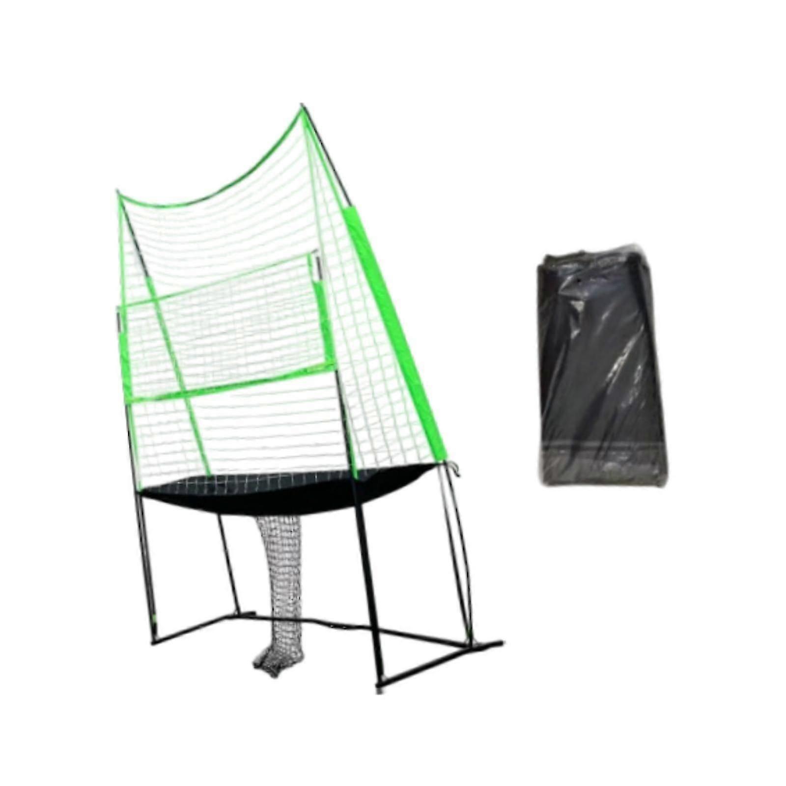 Volleyball Practice Net Sturdy for Backyard Games Hitting Outdoor Activities Red