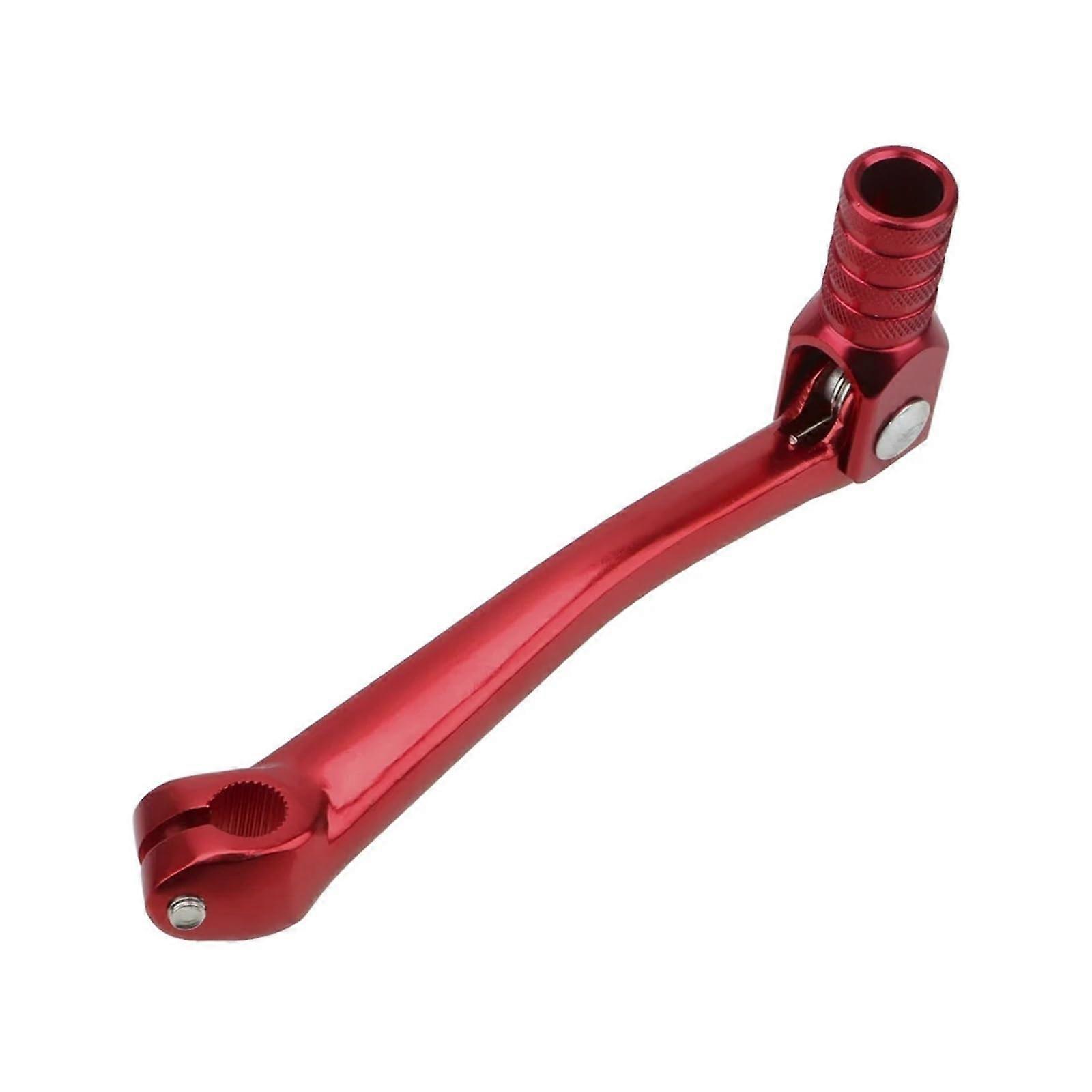 Aluminium Motorcycle Folding Shift Lever CNC Machined, Red, Compatible With TGR 250 J1 J2, Cheetah T4