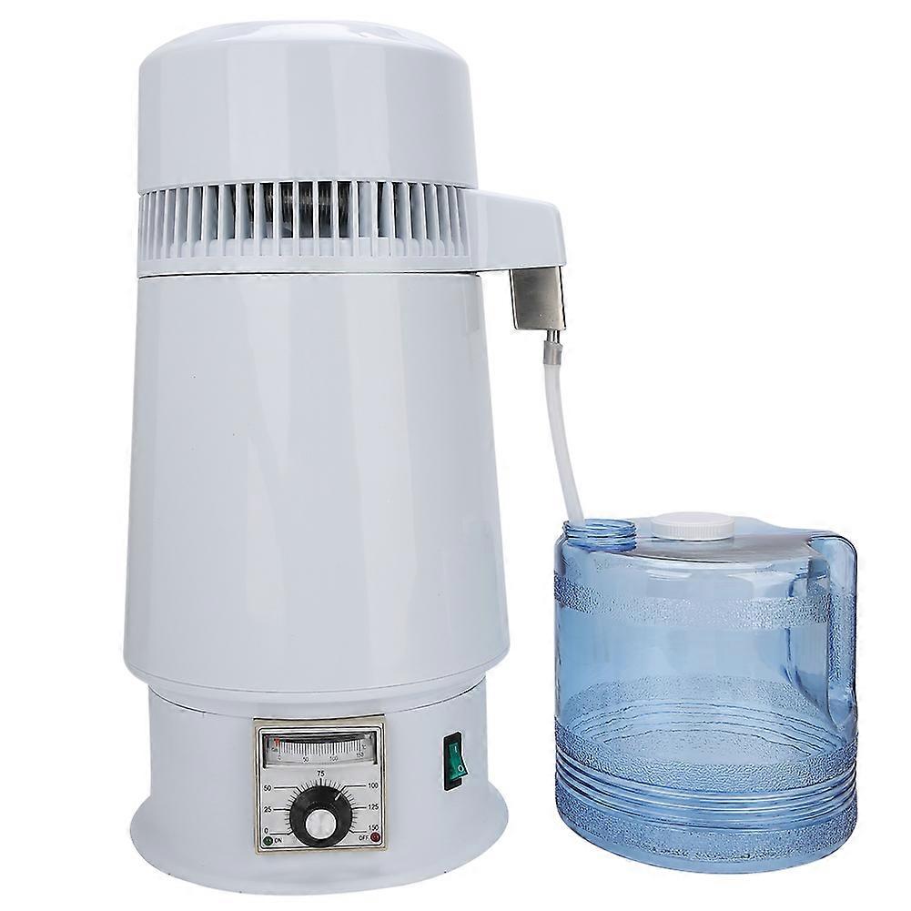 Multifunctional 4L Pure Water Distiller Filter Adjustable Temperature Stainless Steel Distilled Machine for Home LaboratoriesUS 110V