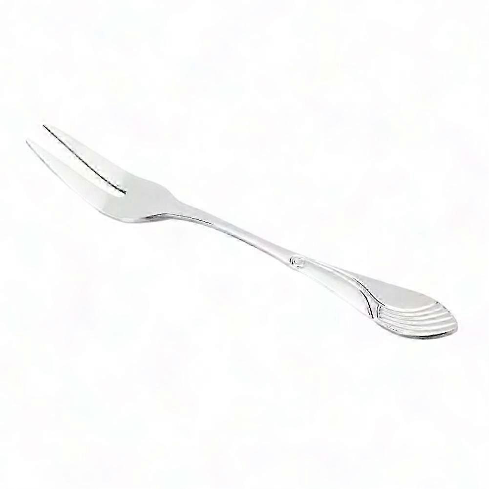 5 pezzi di forchette da dessert in acciaio inox per pasticceria e cupcakes