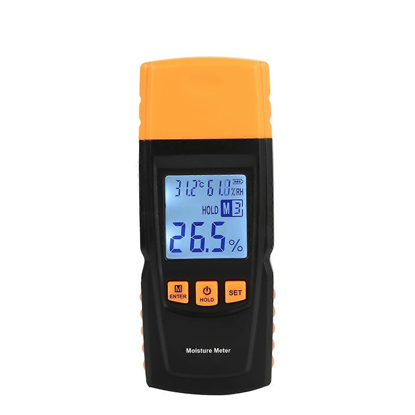 Portable PinType Wood Moisture Detector Tester, Fast and Accurate Detection