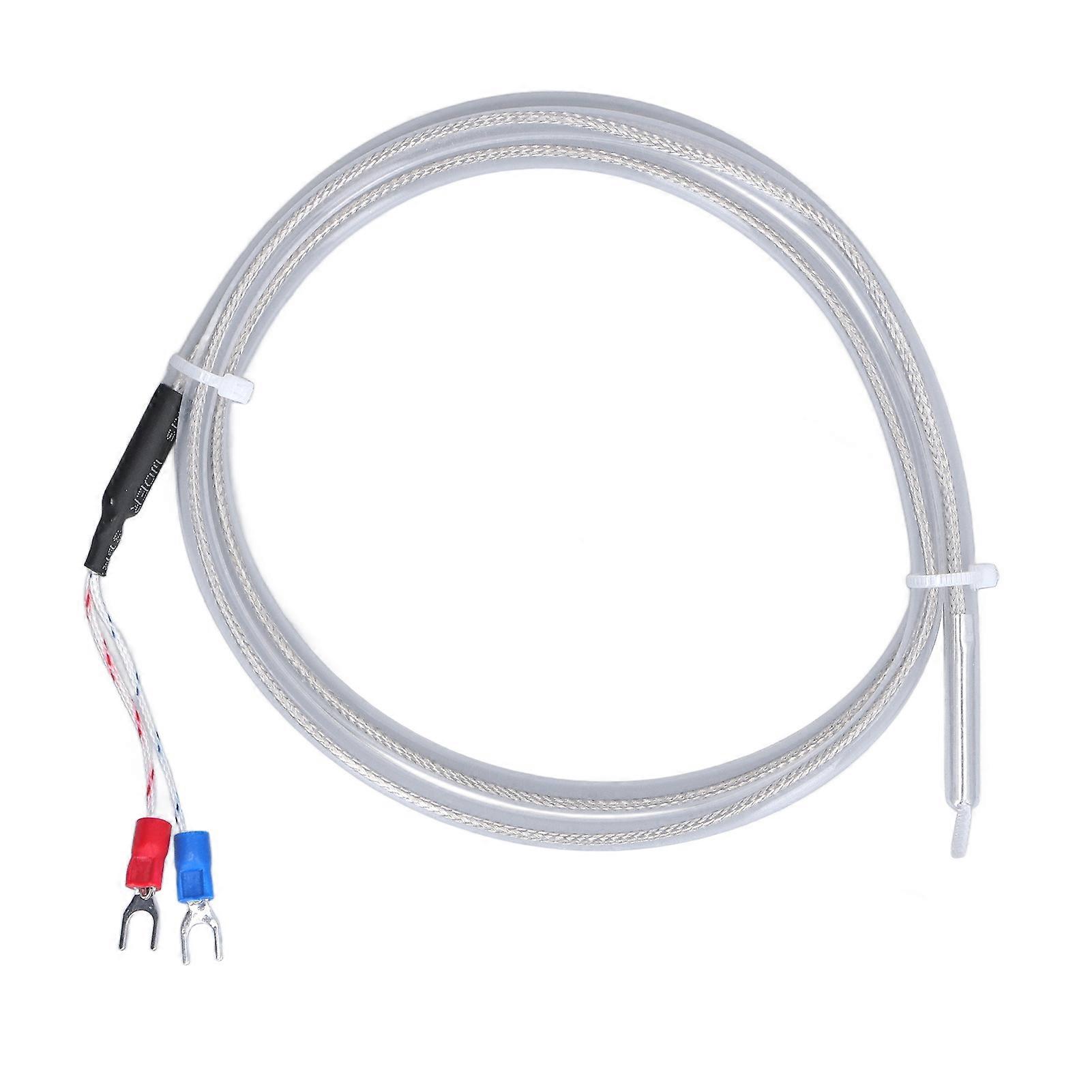 BERM K Type Thermocouple High Accuracy PT100 Temperature Transducer Probe 0‑200℃ 1 Meter Length