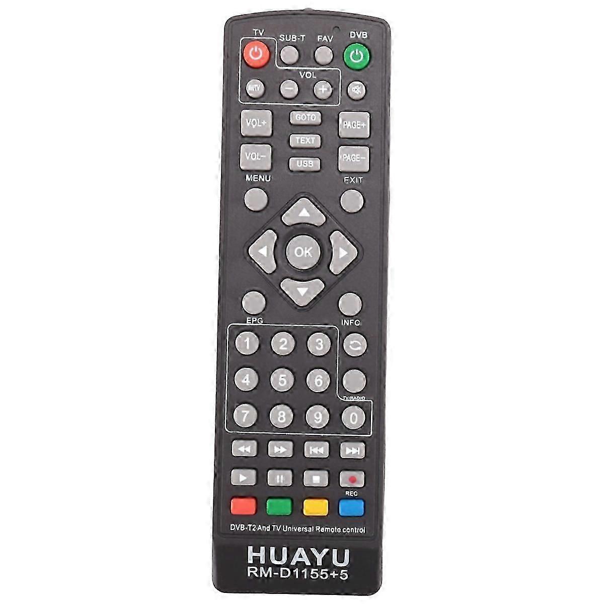 Universal Tv Remote Control Controller Dvb-T2 Remote -D1155 Sat Satellite Television Receiver