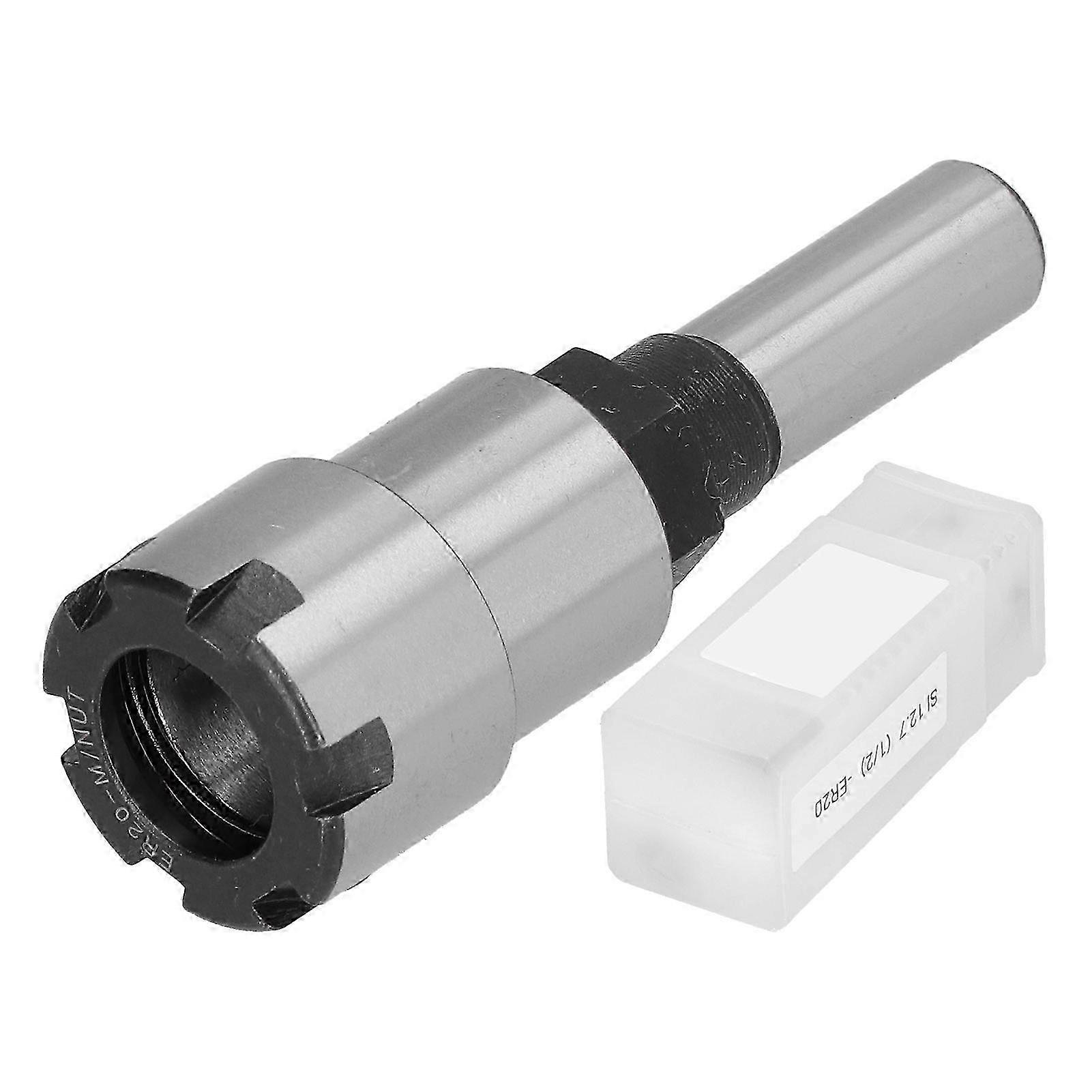 Shank Router Bit Collet Extension High-Speed Steel Lathe Accessory Compatible with SL12.71/2ER20
