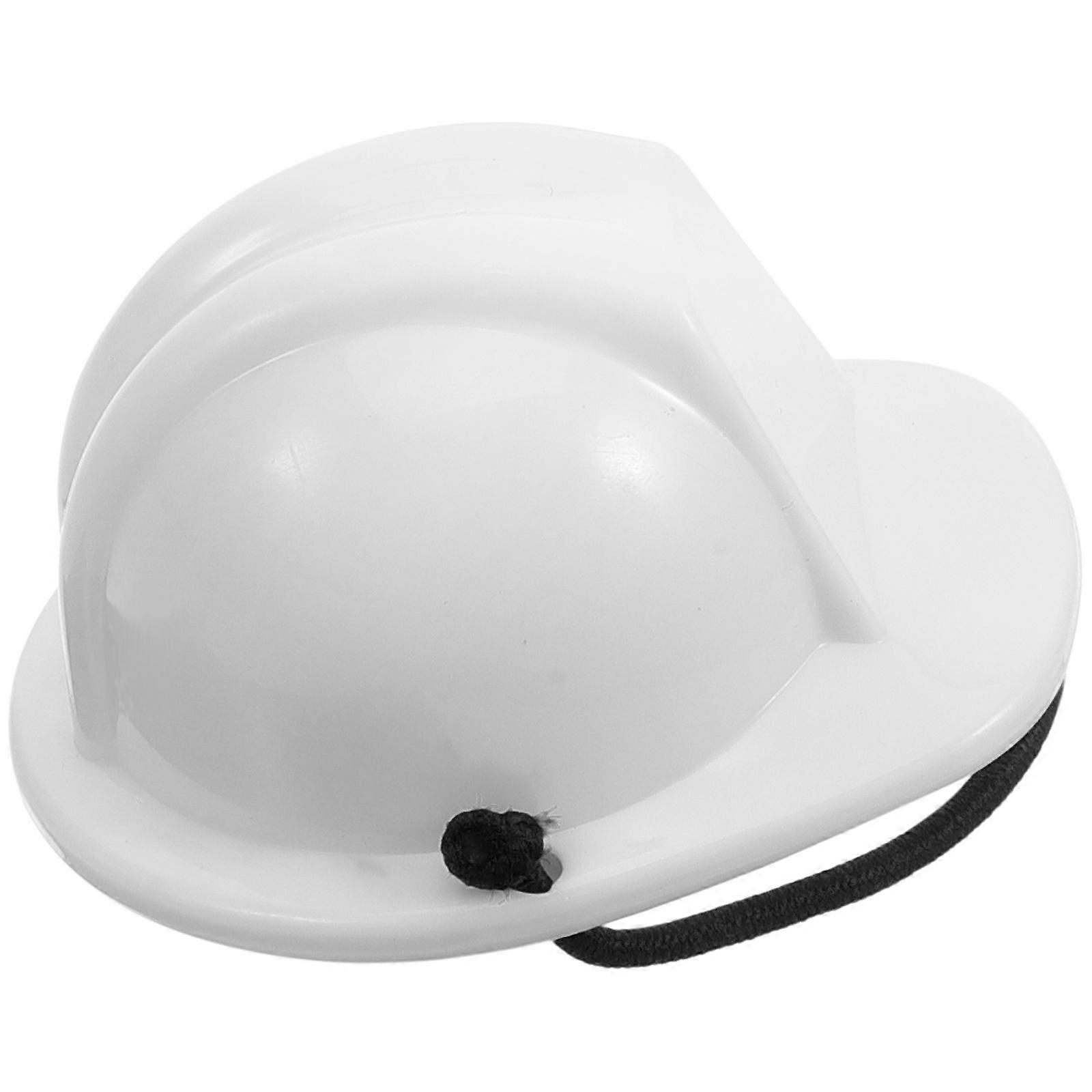 Reptile Decorative Caps Plastic Reptile Hat Pet Costume Photo Prop White .00X3.50X2.00cm 1Pcs