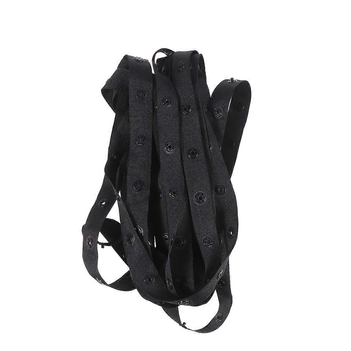 Belt Button Buckle Diy Invisible Buckle Belt Snap Tape Plastic Fabric Material Durable Sturdy Quilt Cover Curtain 0.5x1.8x300cm 1Pack