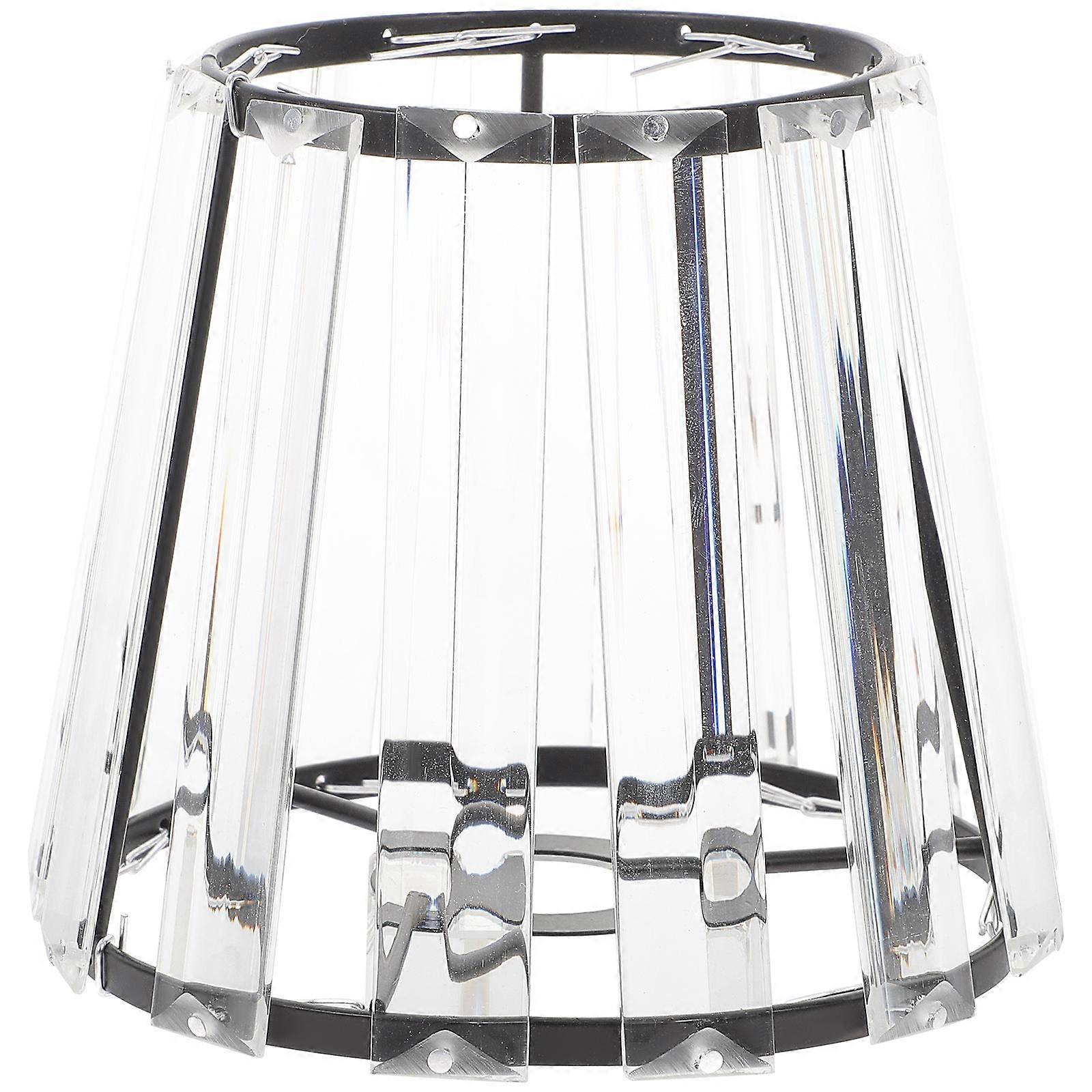 Household Lampshade Clear Glass Simple Design Ceiling Lamp Wall Lamp Bedside Lamp 5.5×5.5×4.7in Light Fixture Replacement 1Set