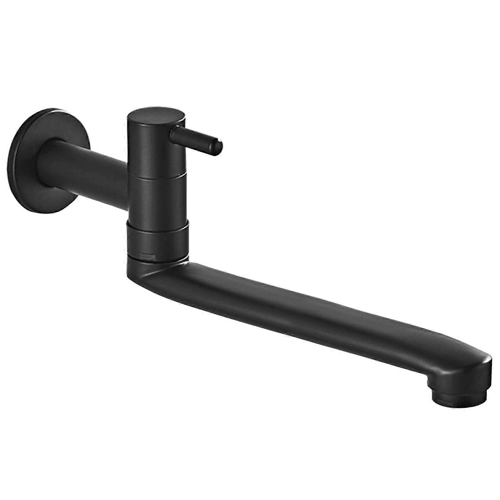 Wasserhahn Wall-Mount Cold Water Kitchen Faucet With Single-Handle Brass Swivel Universal Extension