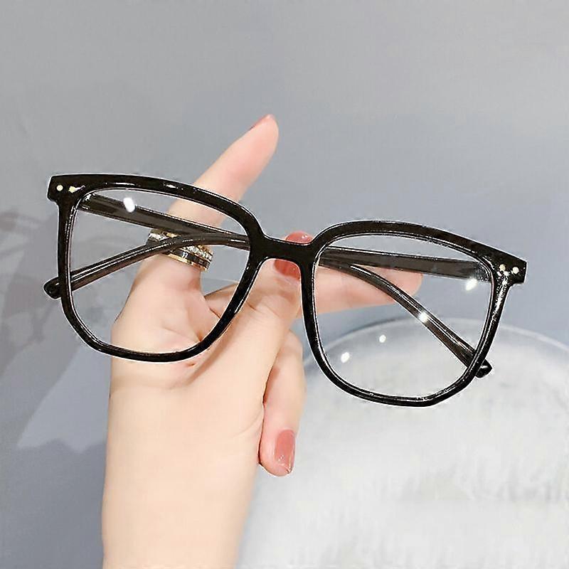 Round Spek Spec Anti Blue Light Blocking Glasses transparent spectacles Frame Plastic Computer Gaming Glasses cermin mat
