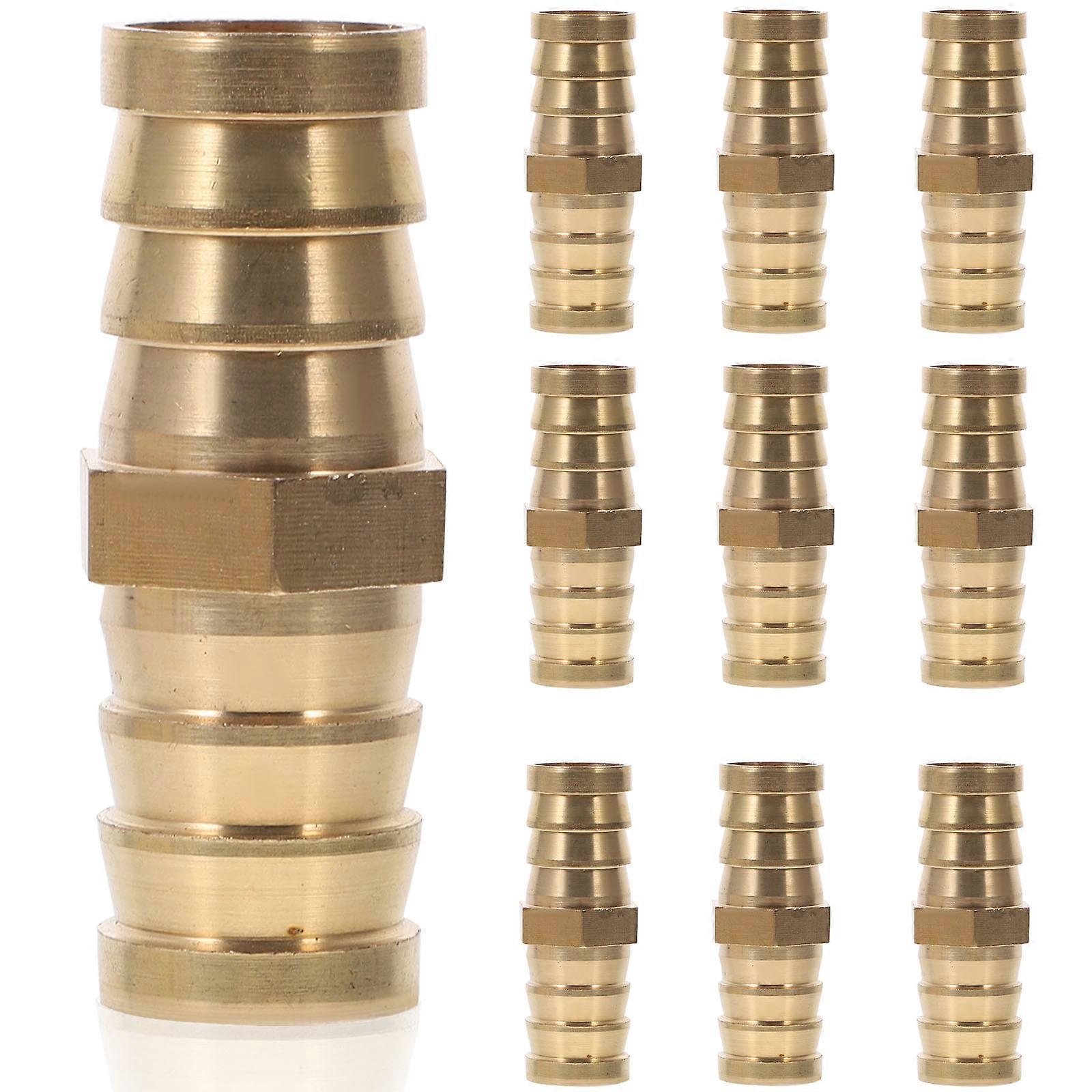 Pipe Fitting Connector Copper Fittings DIY Enthusiasts 3/4 Inch Gas Connection Solid Copper Construction 10Pcs