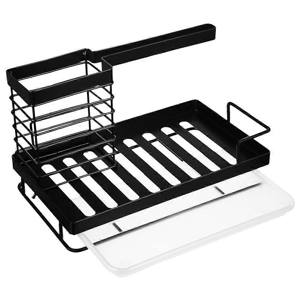 Dish Cloth Organizer Multi Function Sponge Holder Kitchen Dish Cloth Rack Draining Holder Rag Organizer