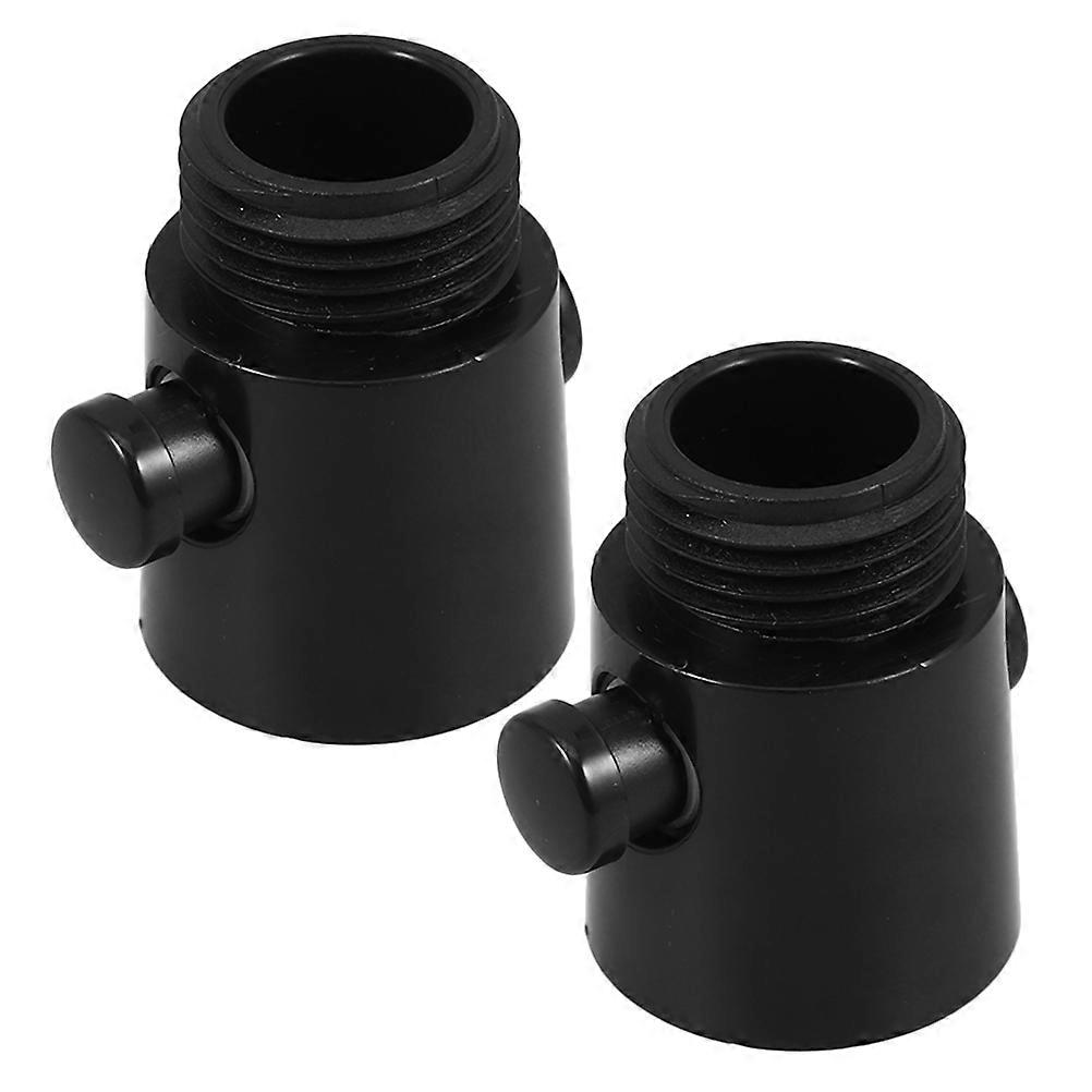 2pcs Shower Head Water Shut Off Valve with Large Button Flow Control for Handheld and Rain Shower Head