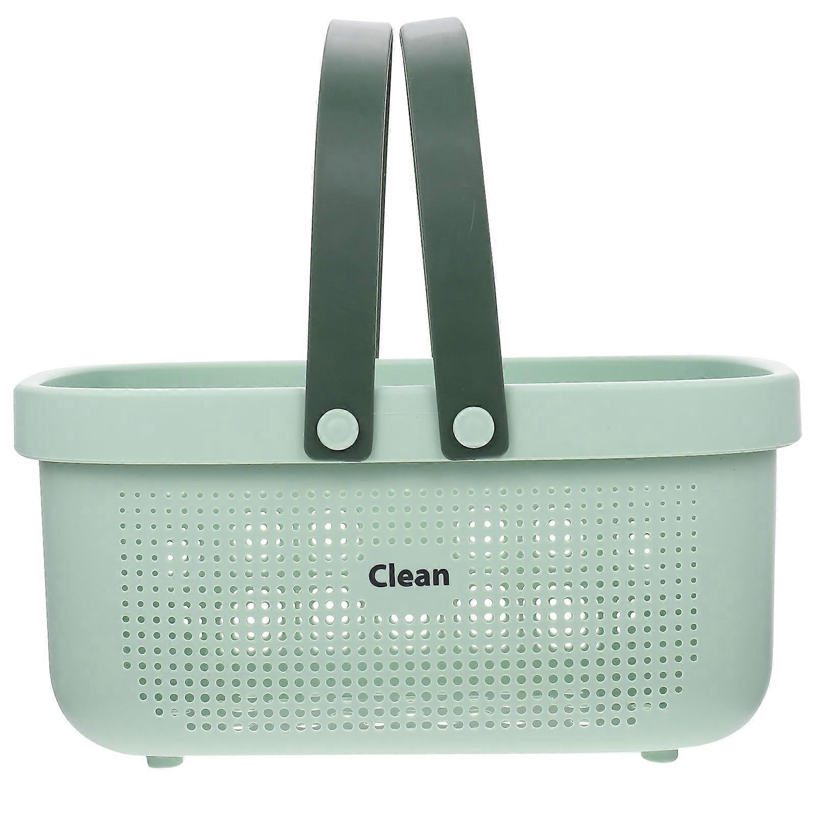 Large Capacity Portable Toiletries Basket for Cosmetics and Bathroom Storage
