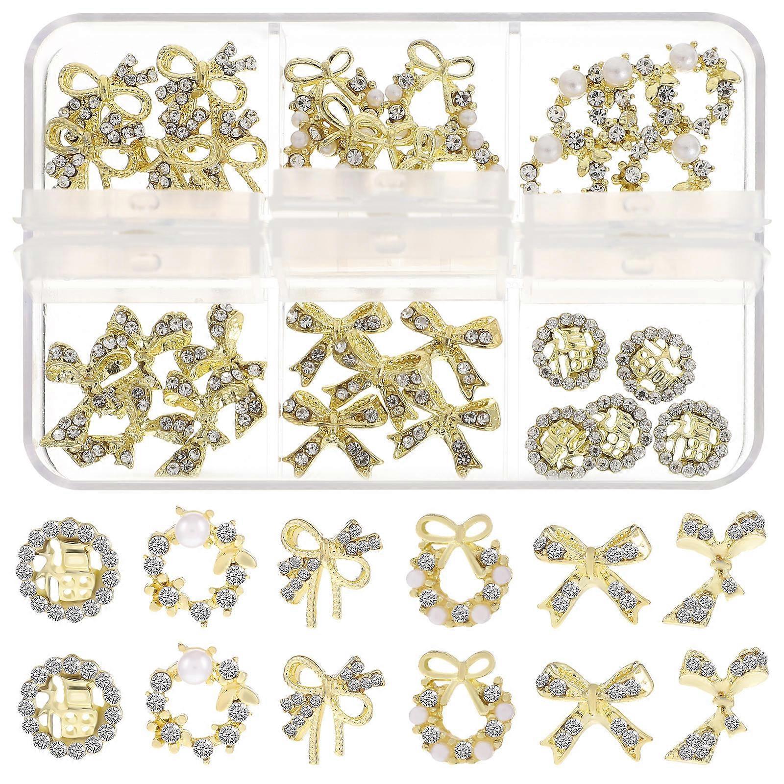 a polished product description for your **30pcs Nail Art Charms Set**:
✨ **30pcs Nail Art Charms Set – Decorative Nail Ornaments for DIY Manicure