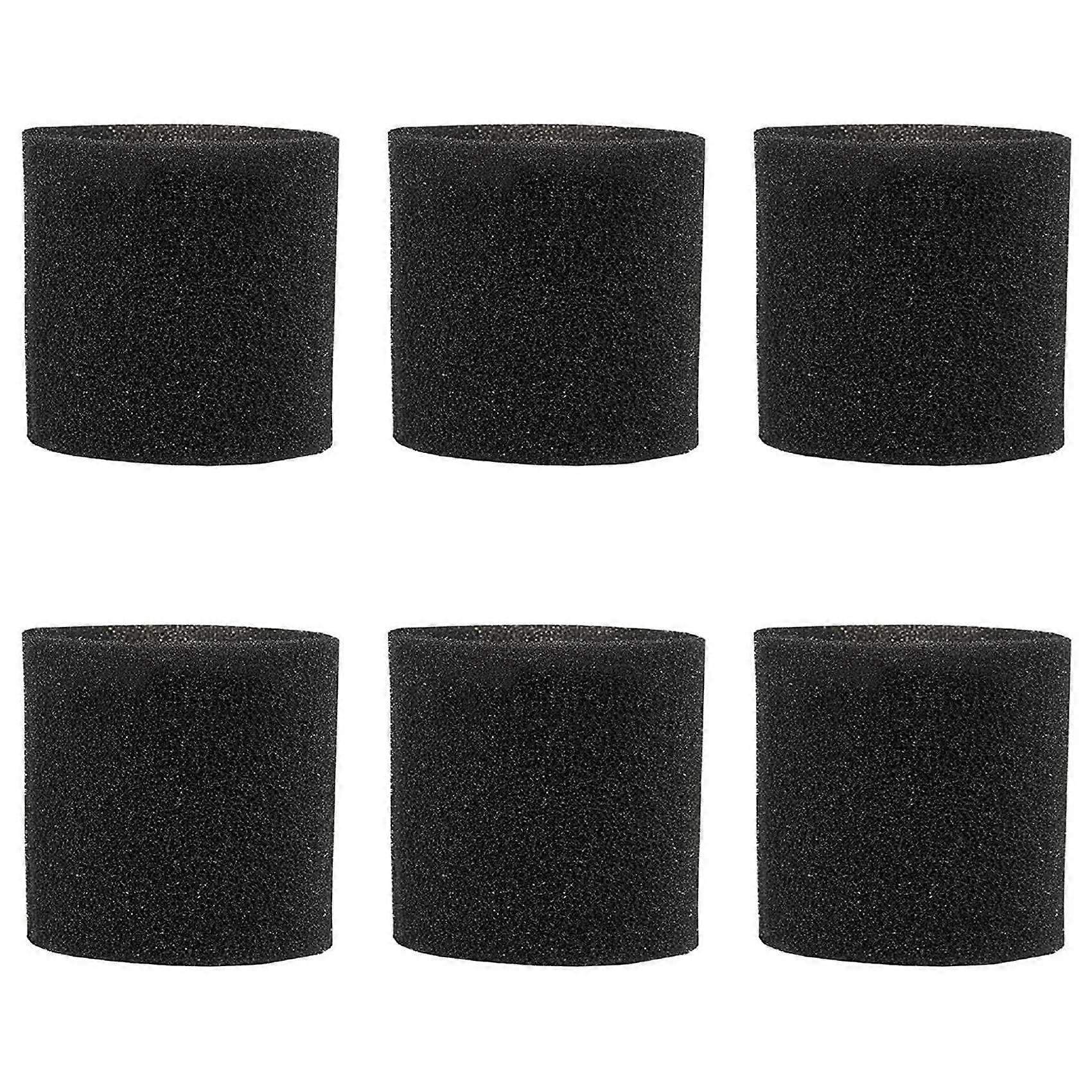 6 Pack Foam Sleeve Filter VF2001 90585 for Genie Shop Vac Wet Dry Vacuum Cleaner