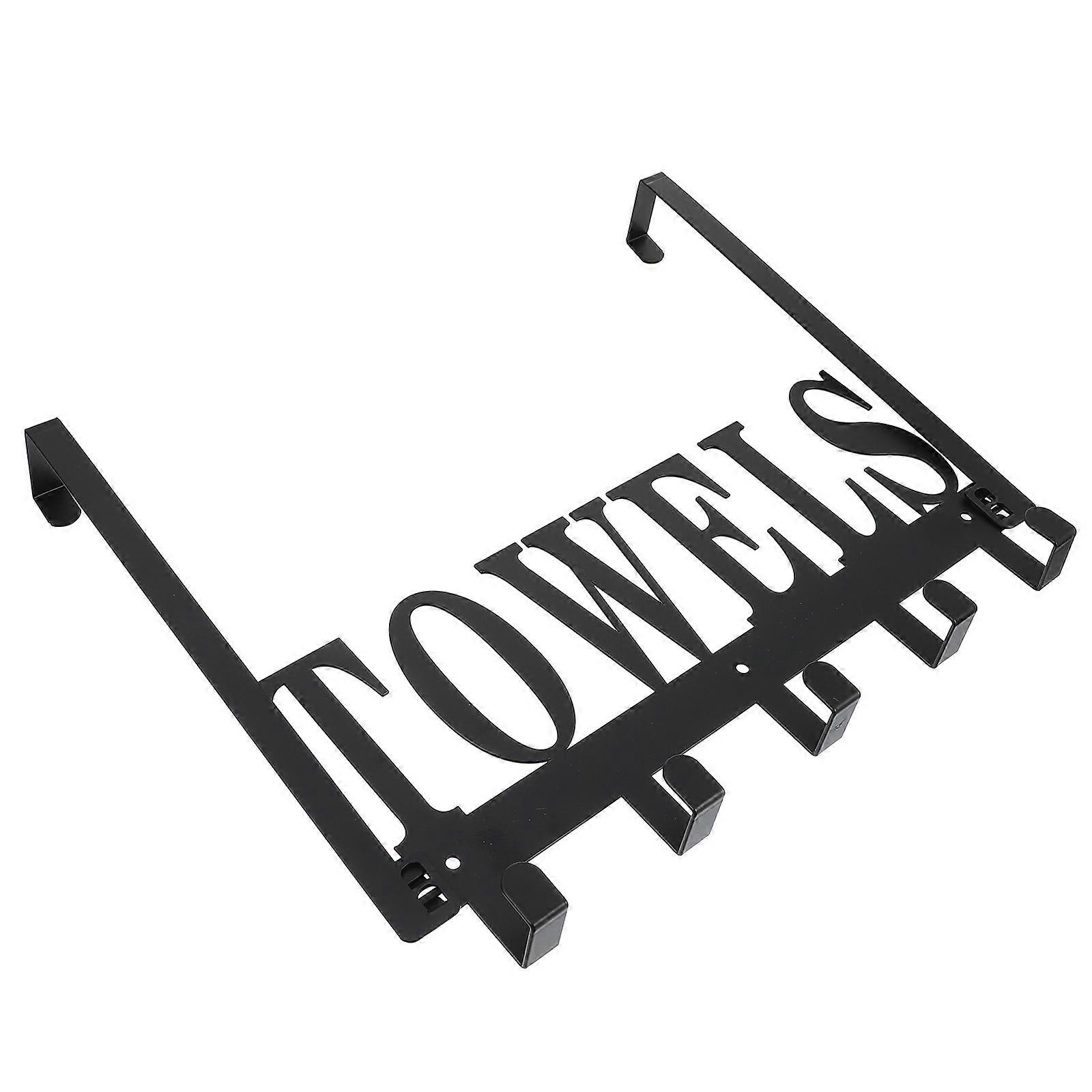 1pc Door Hook Storage Organizer Rack – No Drilling, Strong Load Bearing, Smooth Edges for Home Use