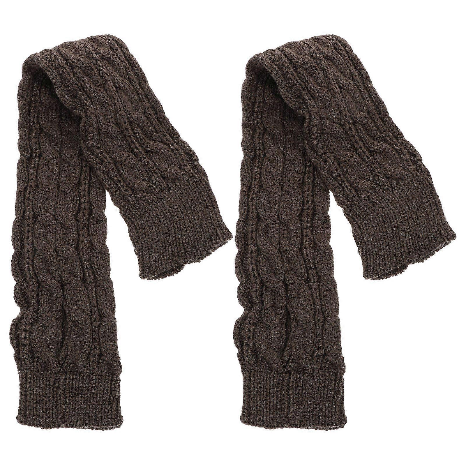 Practical Fingerless Sleeves For Daily Use In Winter Designed For Both Men And Women Offering Warm Keeping 1 Pair