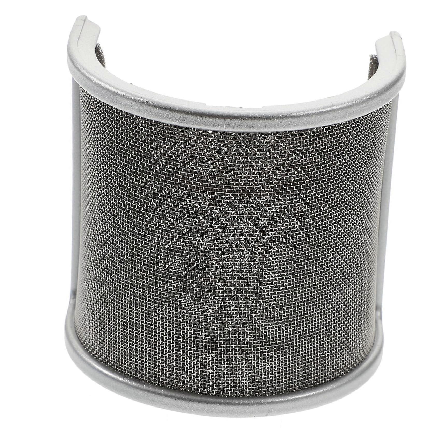 Pop Filter Microphone Wind Shield for Professional Soundproofing, Metal Mesh Design for Live Streaming and Vocal Recordings