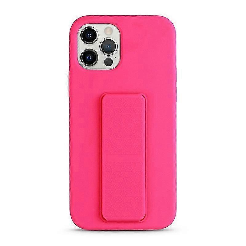For iPhone 12 Pro Liquid Silicone Holder Phone Case