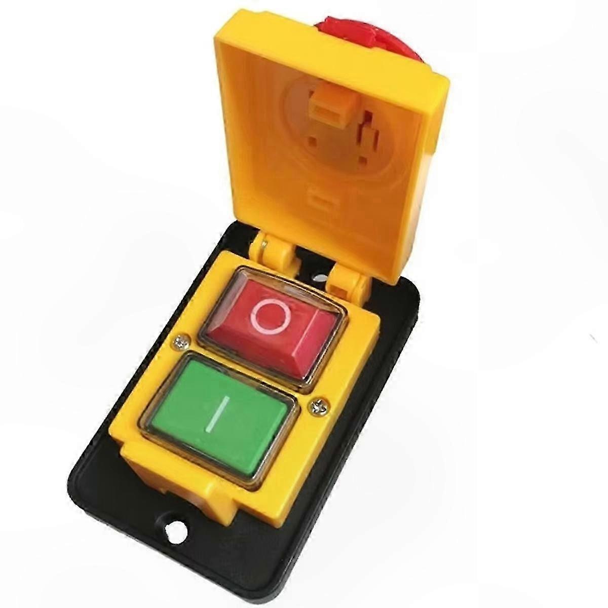7-Pin 400V IP55 Three-Phase Emergency Stop Push Button Switch for Industrial Use