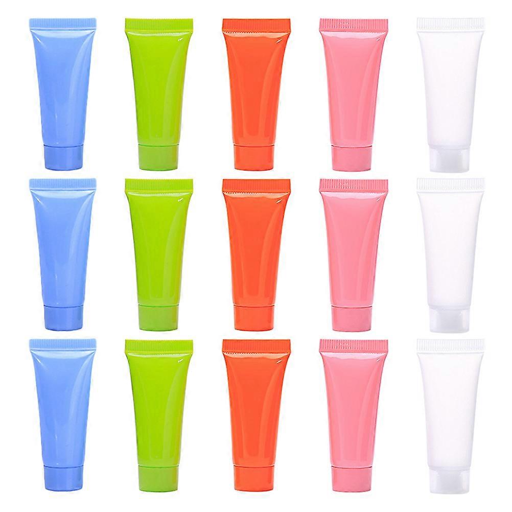Reusable Travel Tubes with LeakProof Design for Lotion Storage Assorted Color 5ml