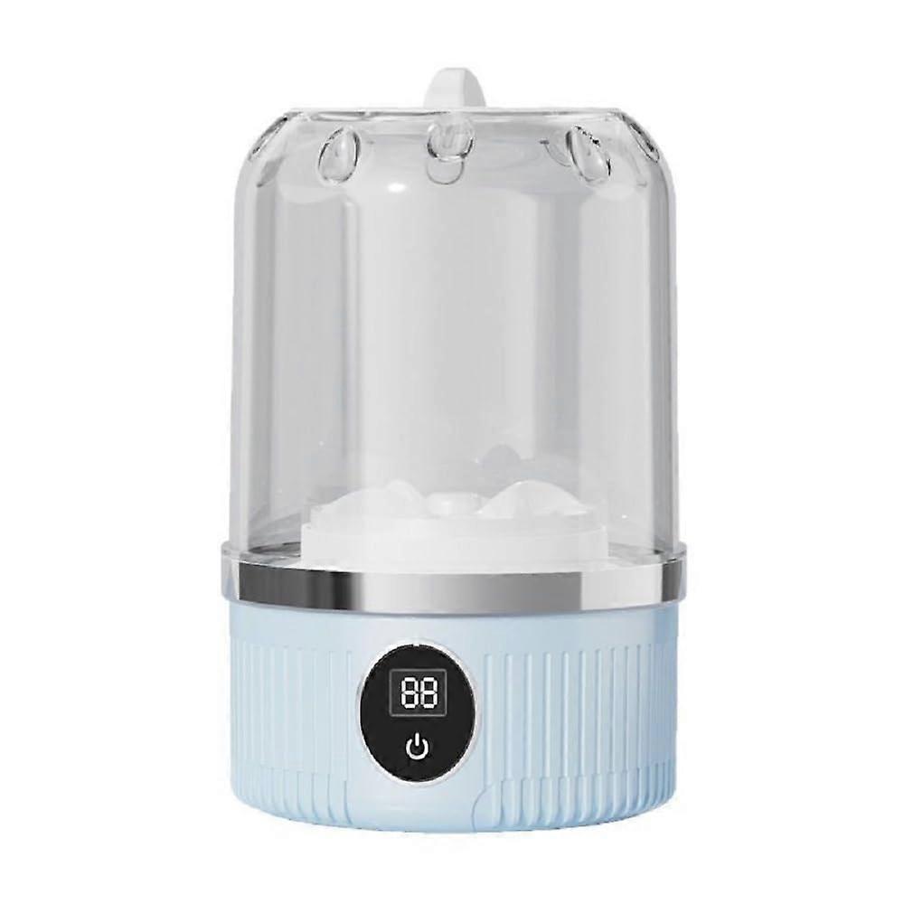 1.2L Underwear Washer, 2 Modes Rechargeable Cordless Mini Washing Machine for Travel (Blue)