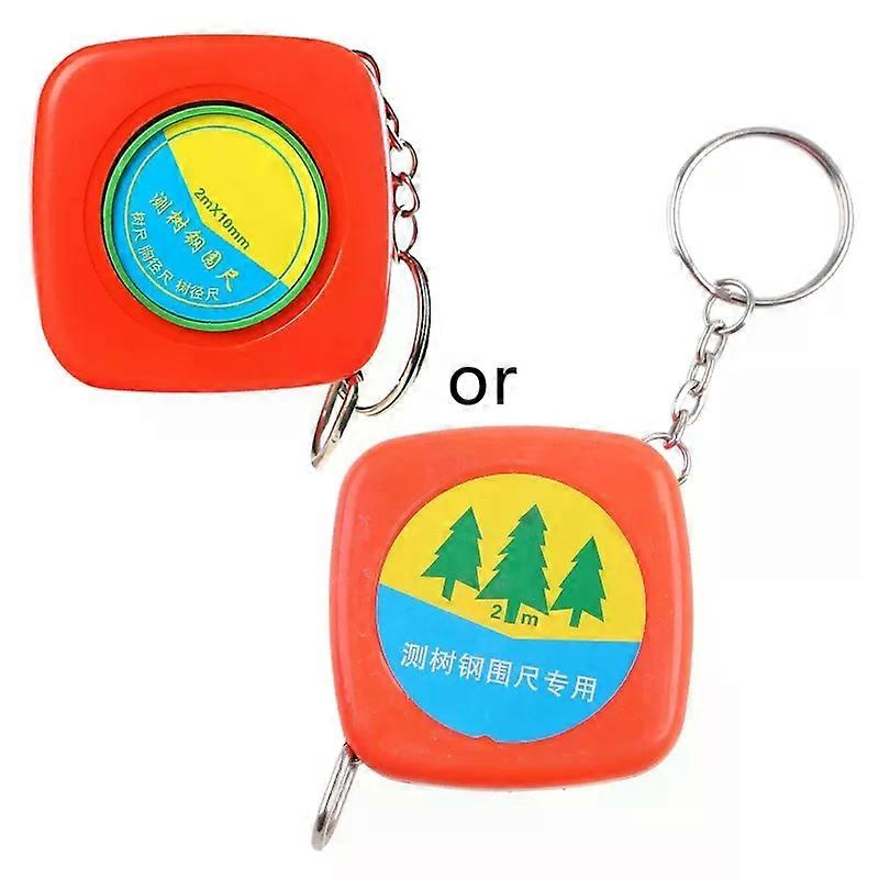 78.74in Metal Diameter Tree Tape Excellent Diameter Circumference Ruler-Imperial & Metric Measuring Tape 2m