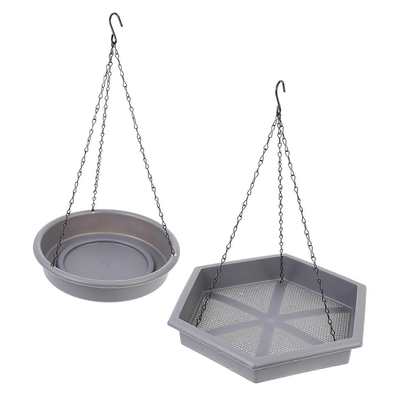 Bird Feeder For Small Birds Hanging Bird Feeding Trays Ideal For Bird Enthusiasts 32X28X37CM Wear-resistant 1 Set