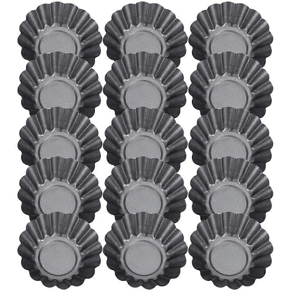 15Pcs Nonstick Pudding Molds Multifunction Baking Molds Household Muffin Cups Baking Supply