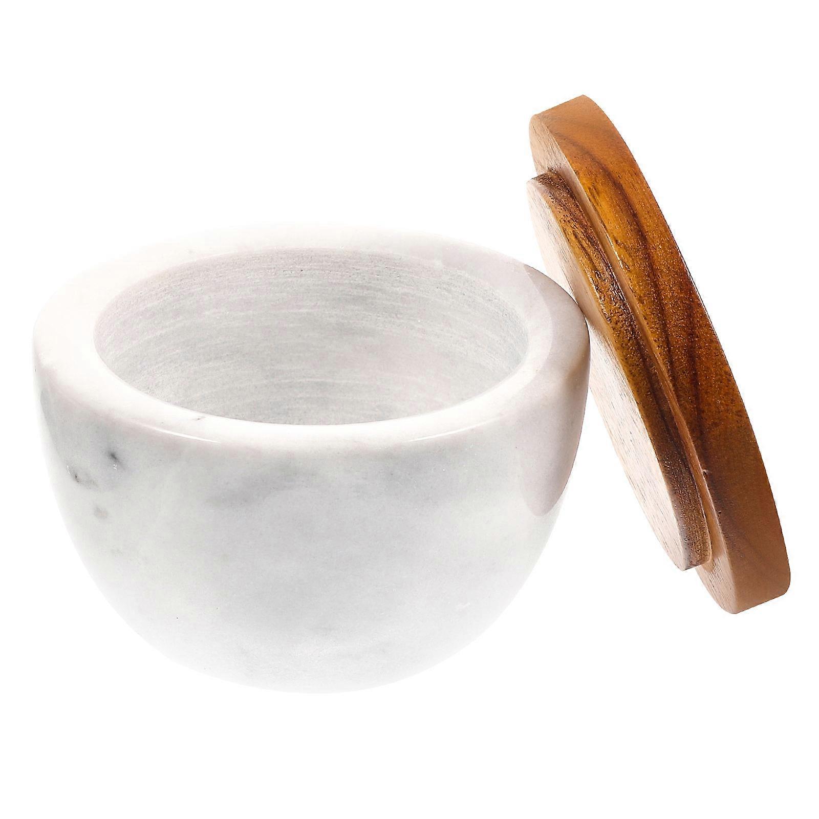 Creative Ceramic Spice Jar for Storage Use White with and Large Capacity 5.3 Inches