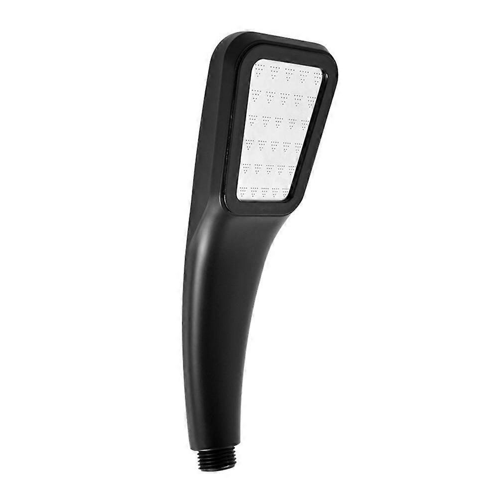 Handheld Pressurized Shower Head with 300 Holes for Home ABS Black Adjustable and Durable