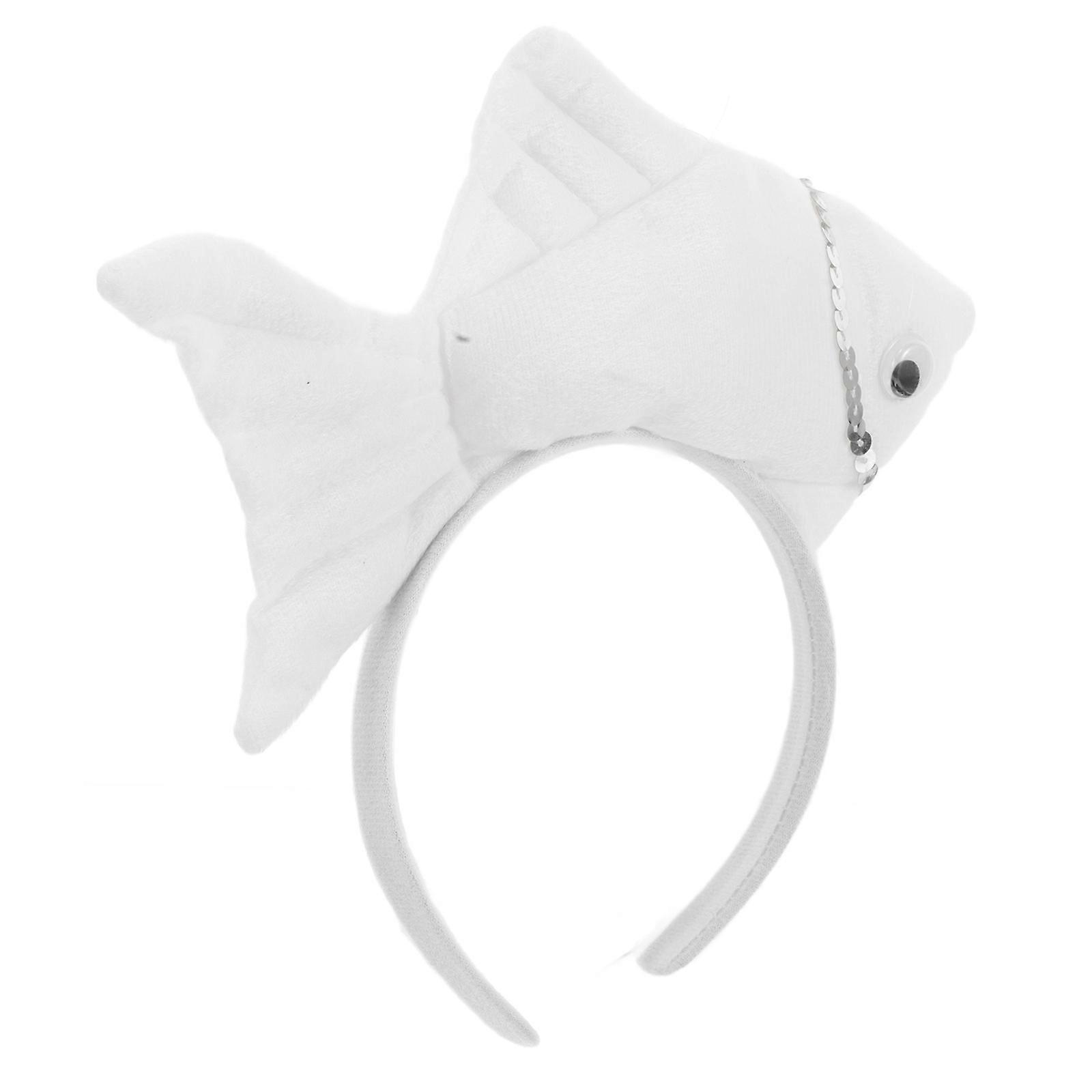 Funny Plush Goldfish Headband for Decoration Adorable Ocean Party Accessory