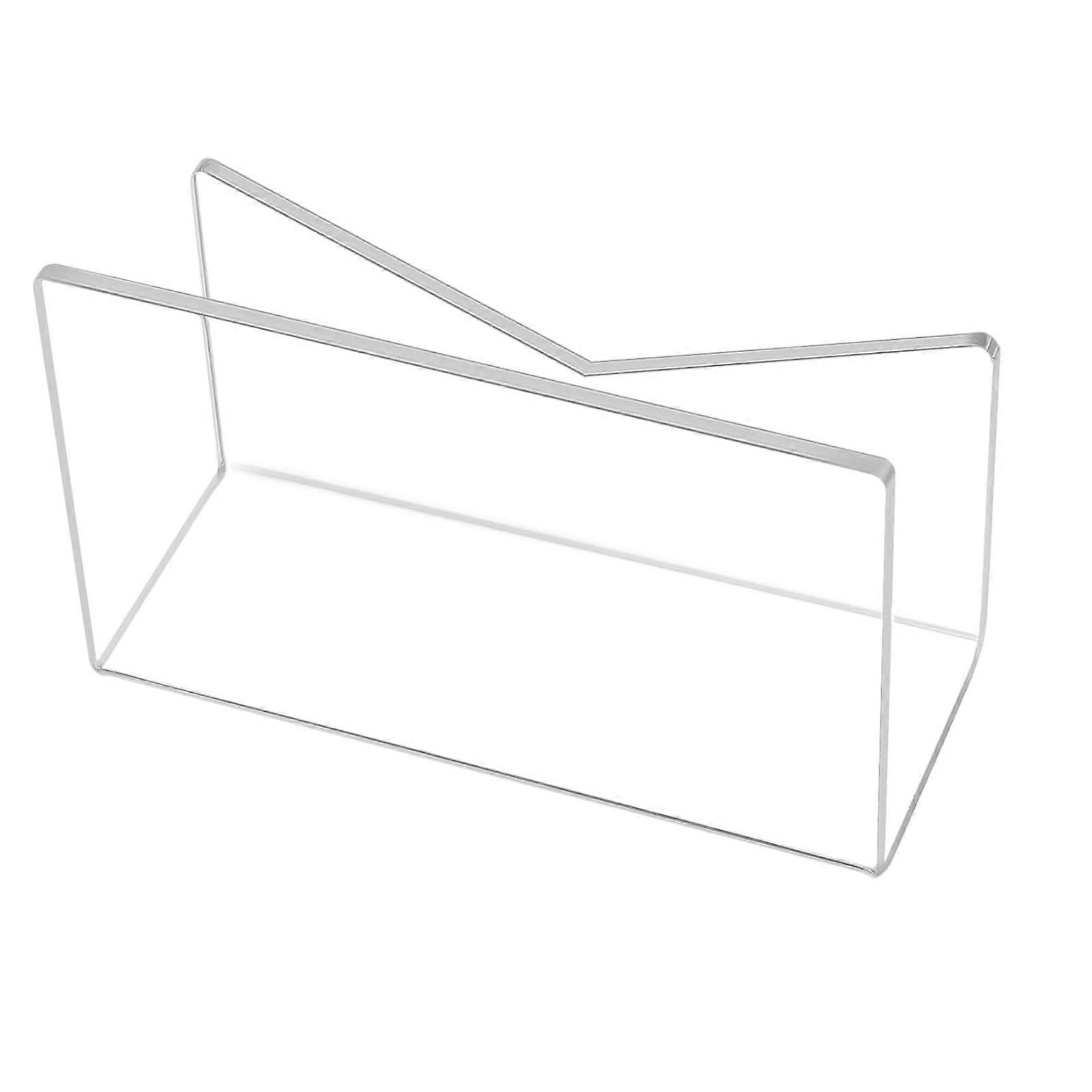 Acryl Letter Sorter for Desk Organization - Stable Post Letter Holder in Clear, A4 Size, Modern Design