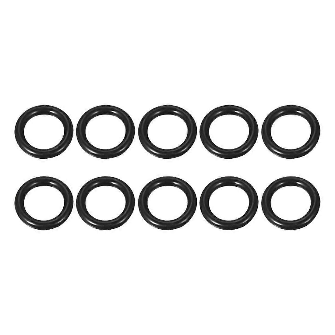 Nitrile Rubber ORings Seals for Sanitary Systems (14 x 9.6 x 2.2 mm Black) Pack of 10