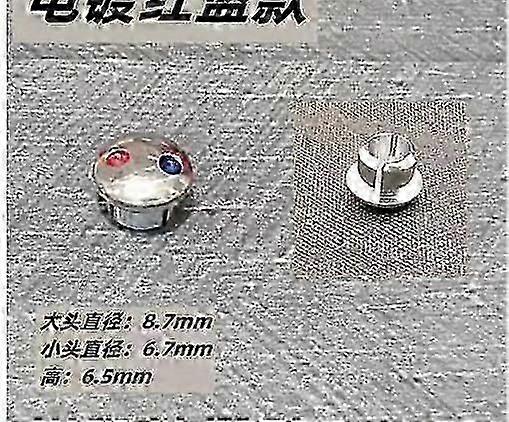 10pcs Hot Cold Water Faucet Labels Temperature Indicator Buttons for Kitchen Faucet Handle Replacement