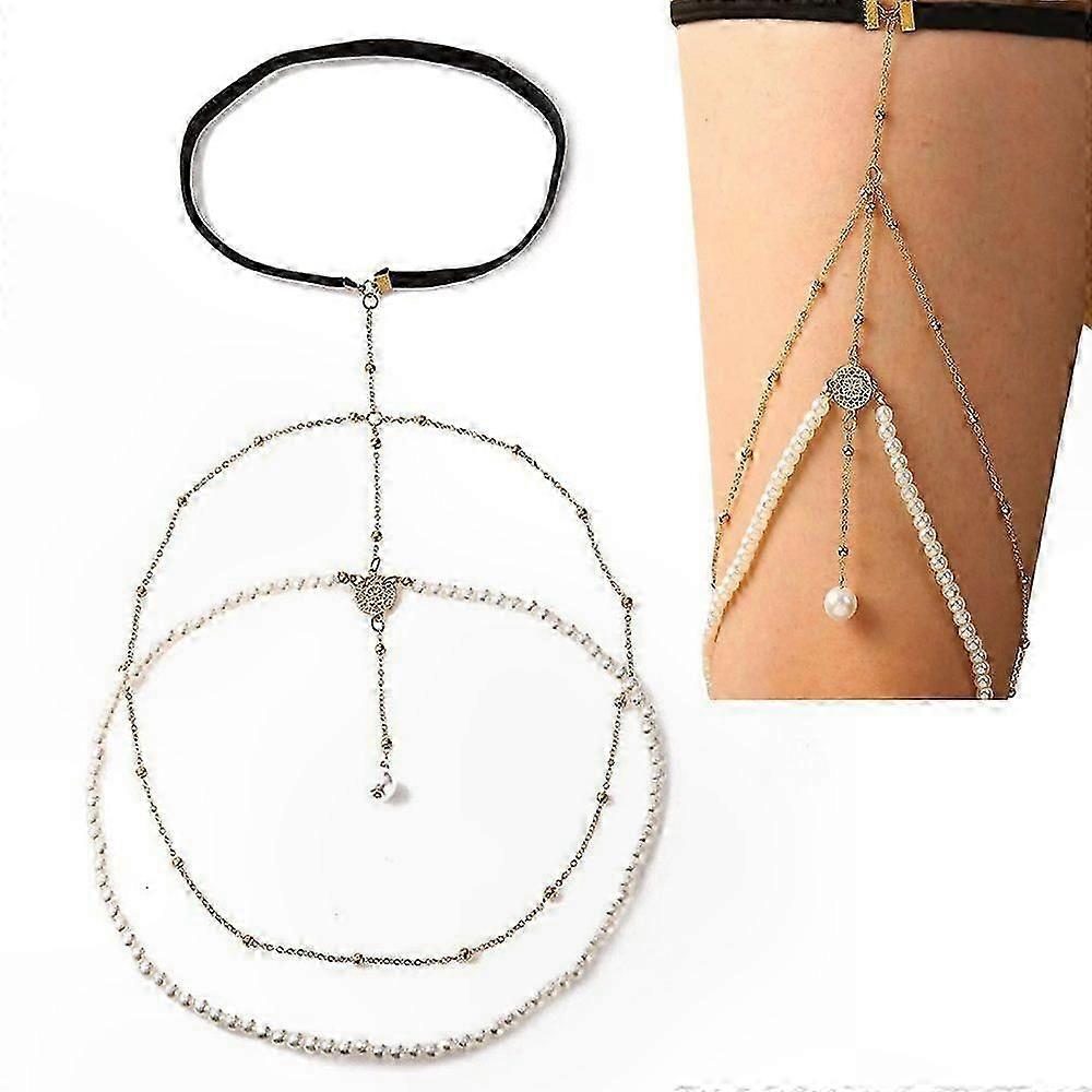 Elegant Multi-Layered Leg Chain for Stylish and Charming Jewelry Accessory