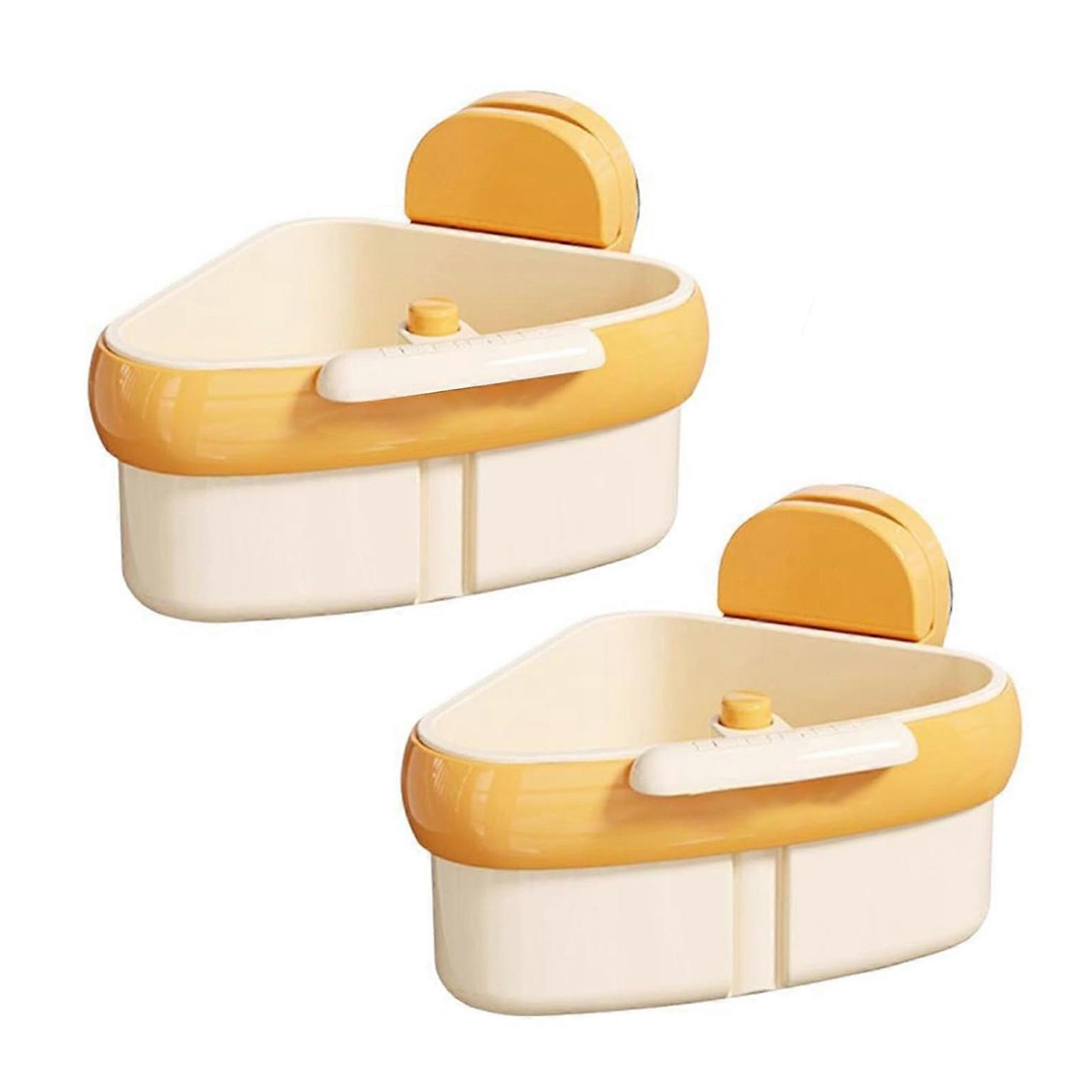 2Pcs Sink Strainer Baskets Large Capacity Automatic Dumping Simple Installation