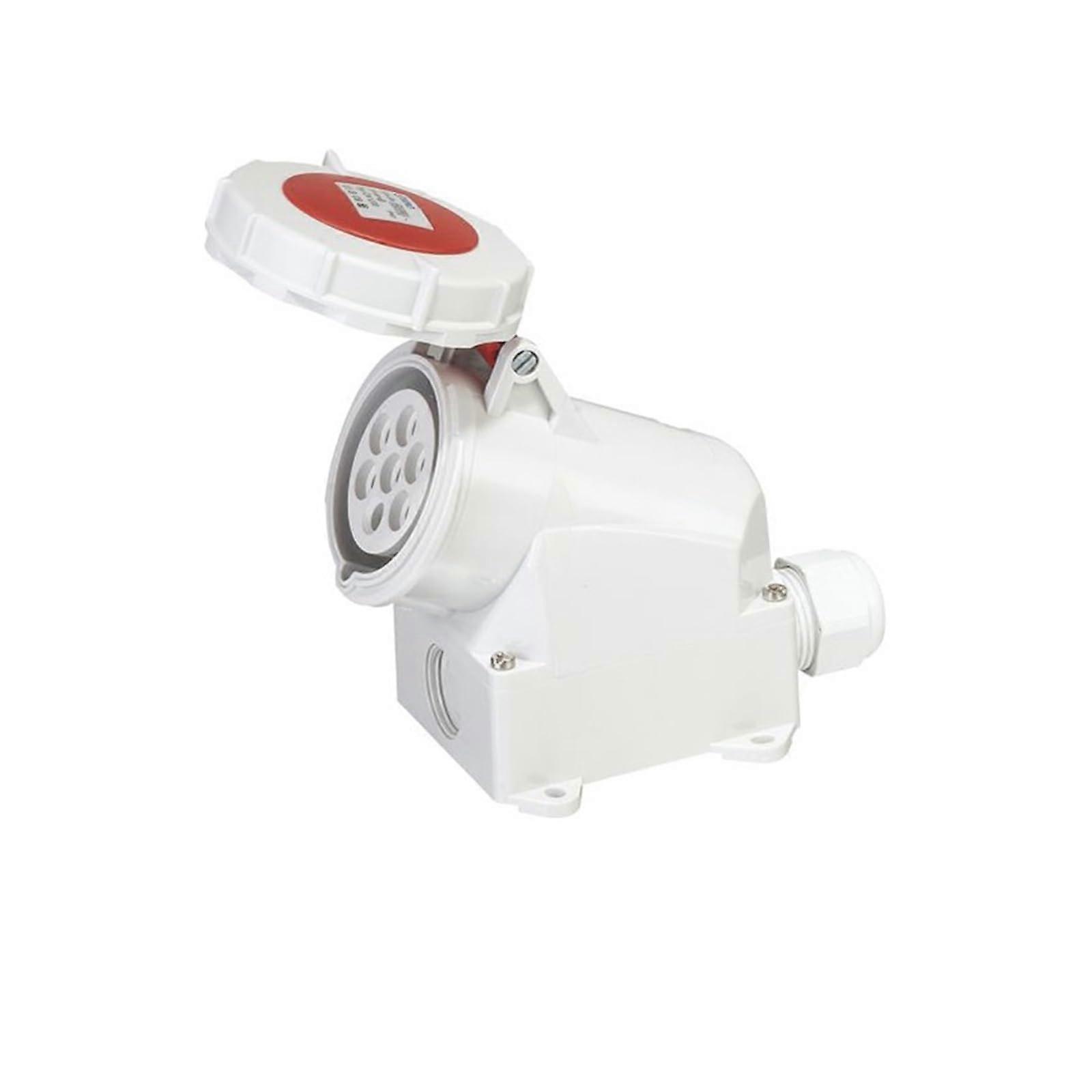 IP67 CEE 7P 16A 32A Three-Phase Industrial Aviation Plug and Socket Waterproof Dustproof 7Hole OilMachine Interface 400V