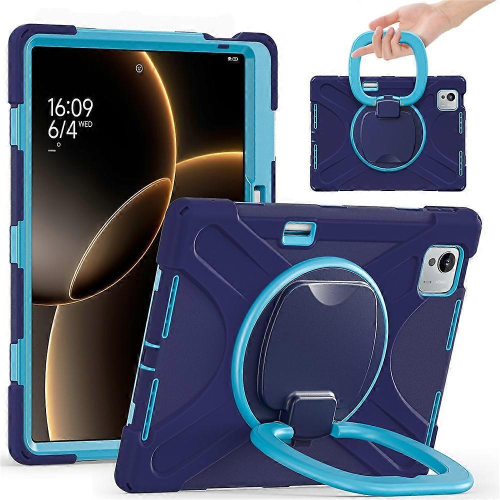 Compatible For Xiaomi Pad 7 Ultra Case TPU + PC + Silicone Tablet Cover Swivel Kickstand Handle Grip