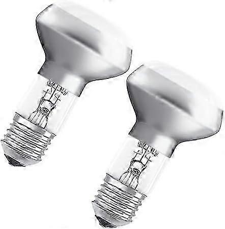 Halogen-Lampe / Classic R63 / E27-Fassung / Dimmbar / 46 Watt - 60 Watt Ersatz / Warmweiß - 2700k / 2er Pack - Faltschachtel