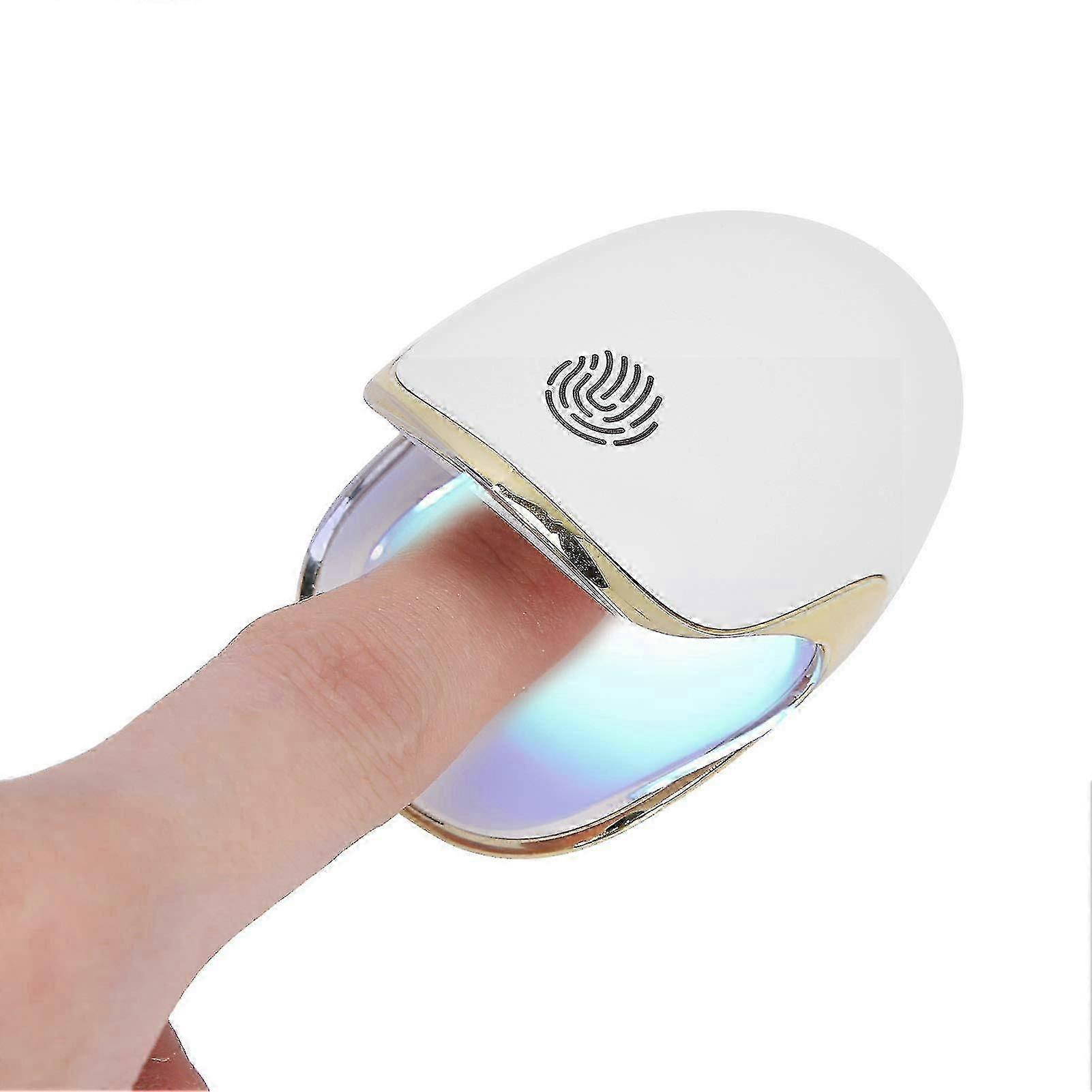 UV LEDネイルランプ ミニネイルドライヤー 片指用 小型ポータブル 片指用